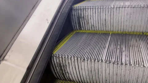 Escalator End Video stock 196849206
