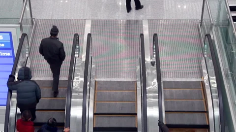 Escalator Stock Footage 7085698