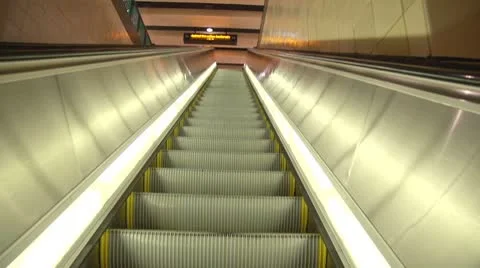 Escalator Stock Footage 10732453