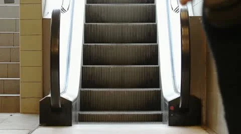 Escalator Stock Footage 12180057