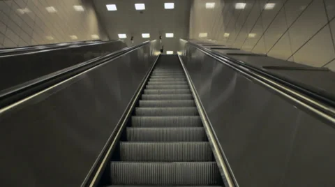 Escalator Stock Footage 34524389