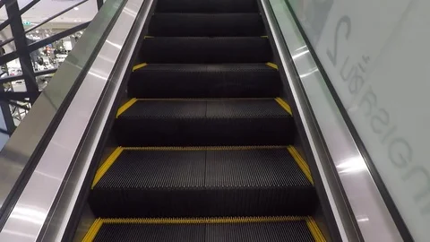 Escalator Stock Footage 79437959
