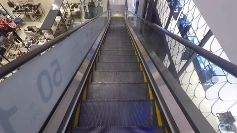 Escalator Stock Footage 79437978