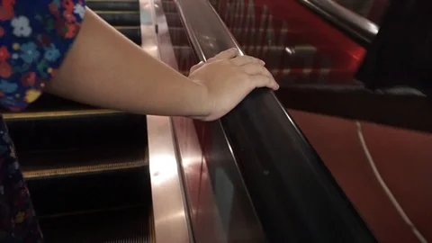 Escalator Stock Footage 101936388