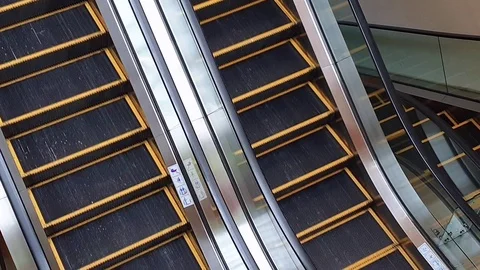 Escalator Stock-Footage 104489258