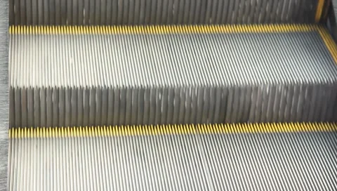 Escalator going up up up Stock Footage 6732164