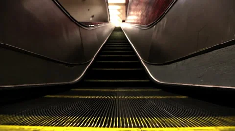 Escalator going up Stock Footage 34806648