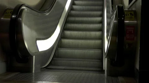 Escalator going up Stock Footage 68938280