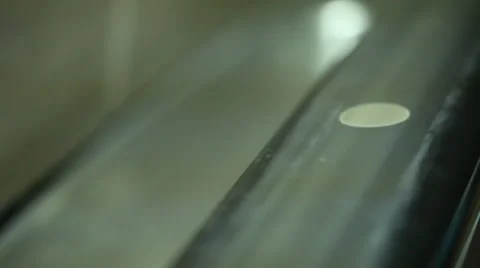 Escalator handrail Stock Footage 46460900