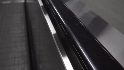 Escalator Handrail in the underground Stock Footage 70551575
