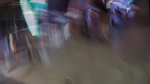 Escalator hyperlapse on the Las Vegas strip Stock Footage 43770520