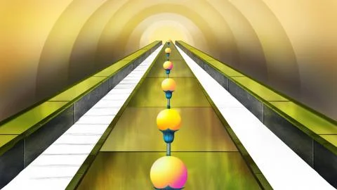 Escalator Stock Illustration