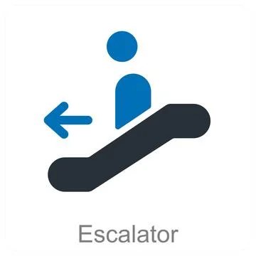 Escalator Stock Illustration