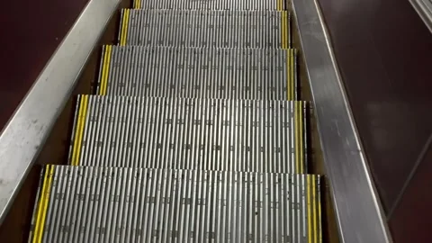 Escalator inspection for facility maintenance Stock Footage 339272581