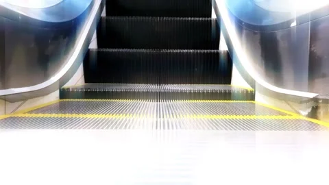 Escalator loop Stock Footage 152132567