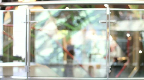 Escalator in the mall 6 Stock Footage 742720