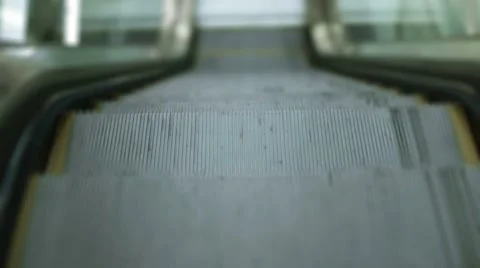 Escalator in Motion Stock Footage 67445868