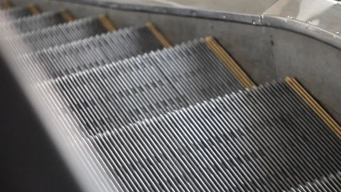 Escalator move down Stock Footage 107012887