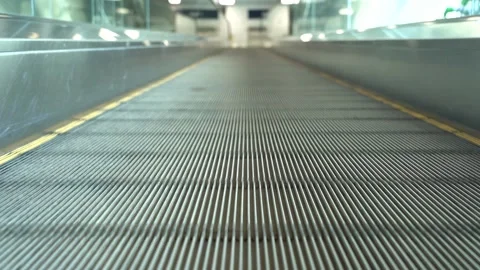 Escalator movement. Nobody. Stock Footage 169813806