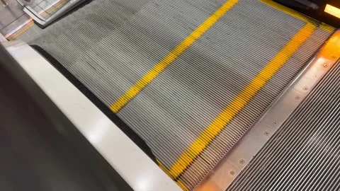 Escalator moves up Stock-Footage 228734069