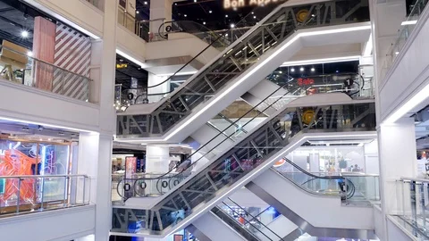 Escalator-normal Stock Footage 124151879