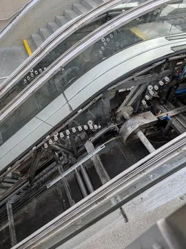 Escalator out of order 写真素材