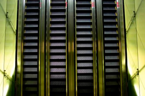 Escalator Stock-Fotos