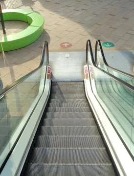 The escalator Foto stock