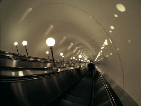 Escalator Foto stock