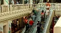 Escalator in shopping center HD Footage