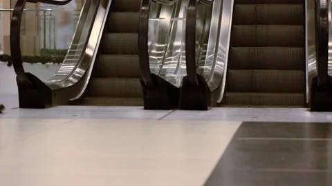 Escalator at shopping centre Stock Footage 83932752