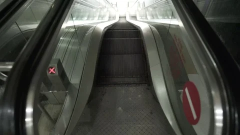 Escalator shot 1 Stock Footage 113436831