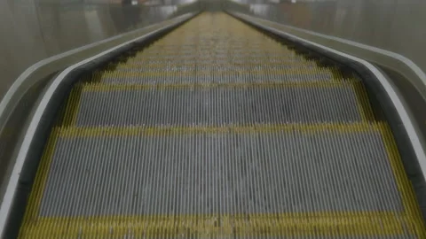 Escalator slowmo Stock Footage 285570653