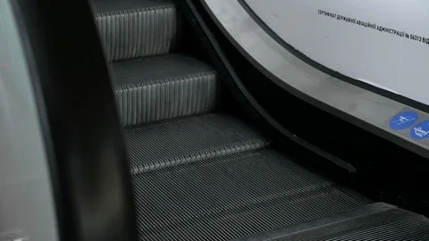 Escalator stairs Stock Footage 72664677
