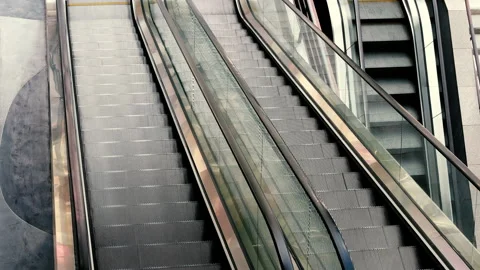 Escalator stairs Stock Footage 201289524