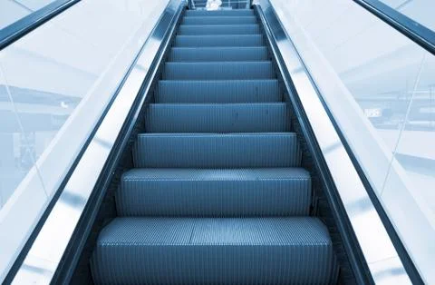 Escalator step 库存照片