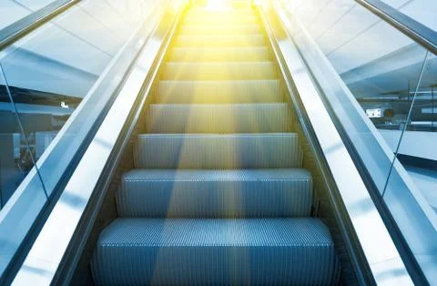 Escalator step 库存照片