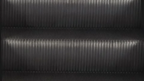 Escalator steps that go up. Tools that help people with disabilities move around Stock-Footage 130254875