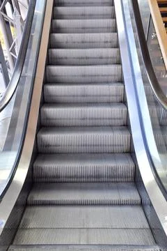 Escalator steps. Stock Photos