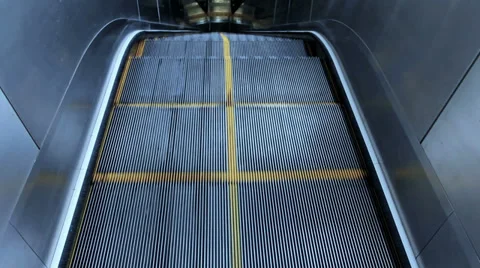 Escalator in the subway station Stock Footage 29607647