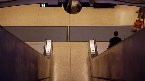 Escalator SubwayStation 1 Stock Footage 79027228