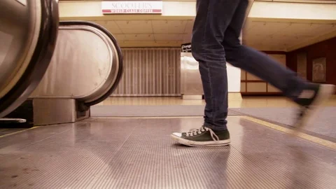 Escalator SubwayStation 12 Stock Footage 79027407
