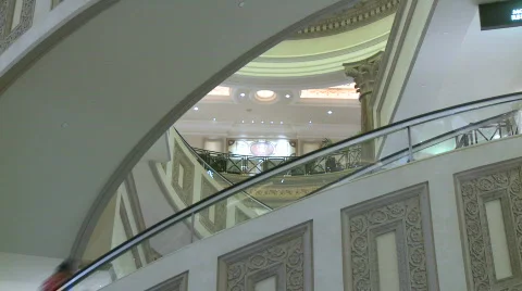 Escalator - Time Lapse - Clip 3 of 3 Stock Footage 540301