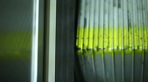 Escalator tread Stock Footage 46460889