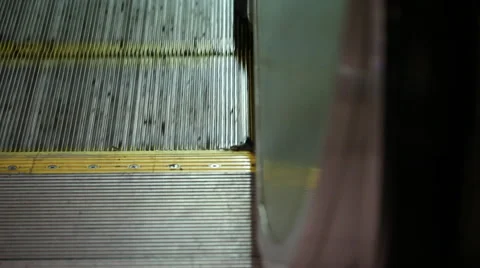Escalator tread Stock Footage 46461045