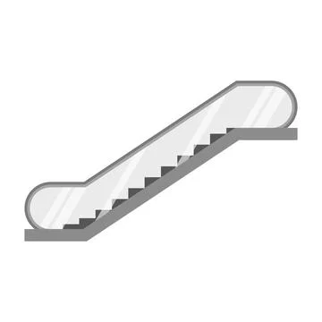 Escalator vector illustration Stock Illustration