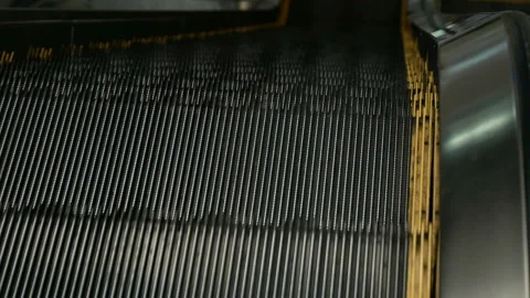 Escalator at work. Stock Footage 166730396