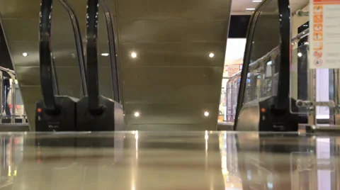 Escalator4. Stock Footage 32737286