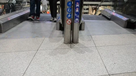 Escalator,people/ DSC 0077 Video stock 45559501
