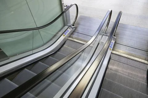 Escalators in the city Stock Photos